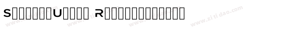 SenatorUltra Regular字体转换